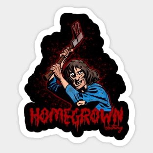 Homegrown Crazies Design Sticker